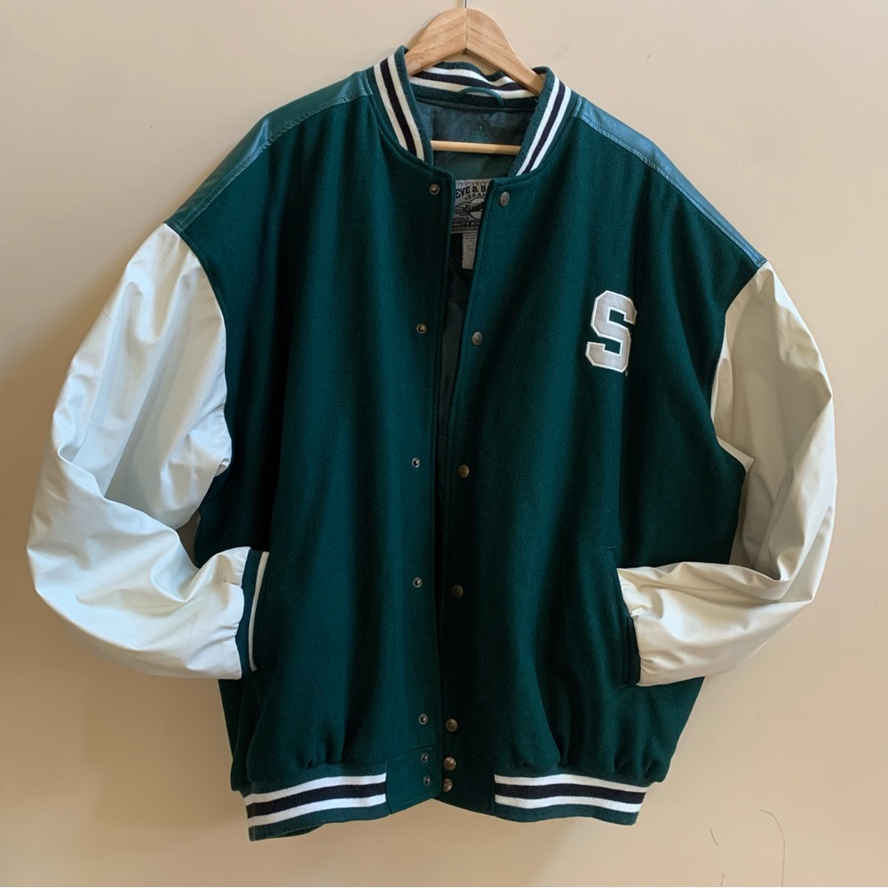 Michigan state‎ Steve and Barrys varsity jacket 3XL